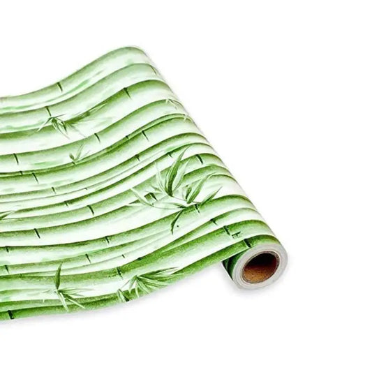 Peel & Stick tapeet rohelise bambuse mustriga