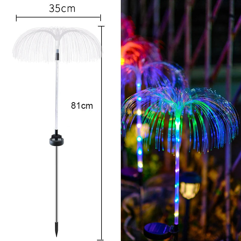 Solar Jellyfish Garden Lights Outdoor Waterproof LED