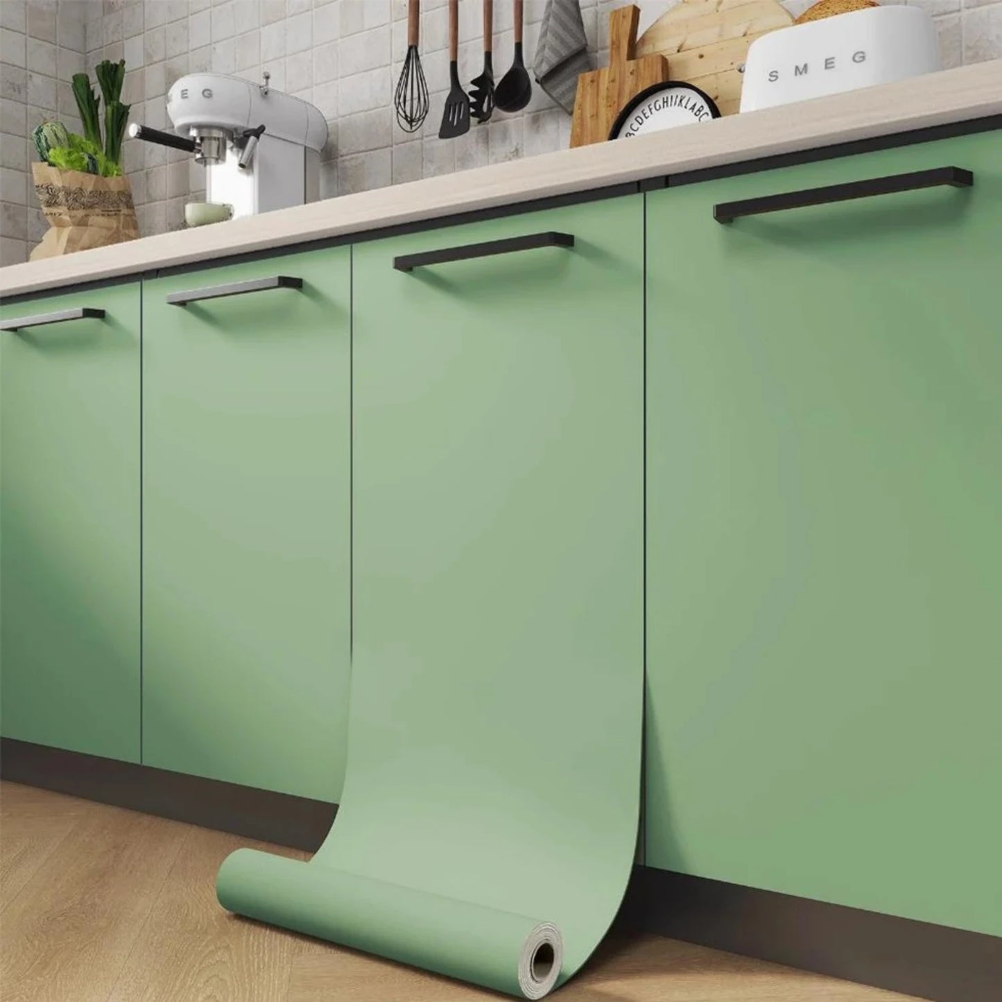 Peel & stick roheline matt tapeet – ShopPoint24 Peel & stick roheline matt tapeet