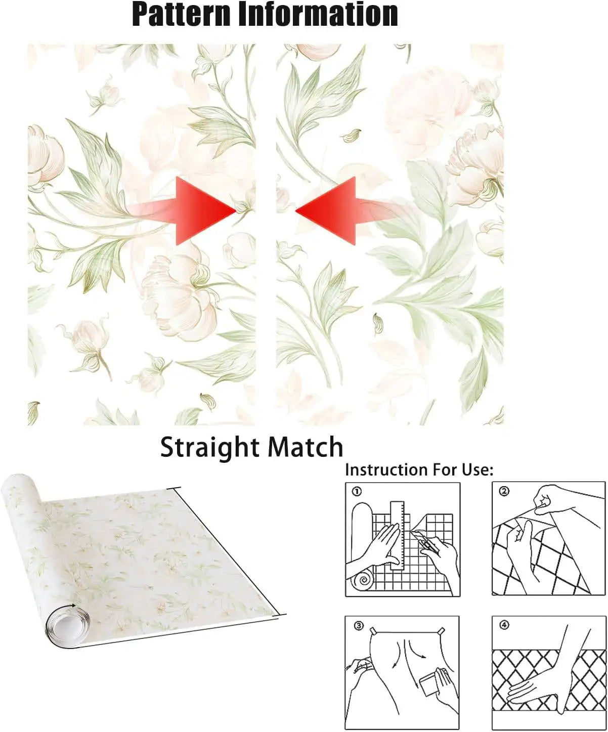 Vintage boho lilleline tapeet – isekleepuv peel &stick ja kergelt eemaldatav – ShopPoint24 Vintage boho lilleline tapeet – isekleepuv peel &stick ja kergelt eemaldatav