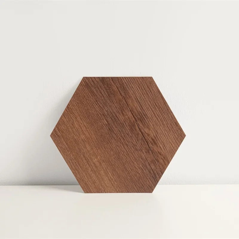 Kuusnurkse mustriga puidusüüga isekleepuvad põranda või seina plaadid – ShopPoint24 Kuusnurkse mustriga puidusüüga isekleepuvad põranda või seina plaadid