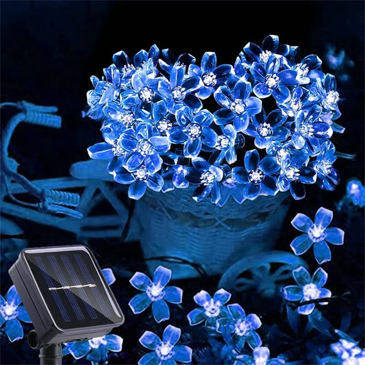 Solar Garden Light Flower Outdoor Solar  String Lights Waterproof