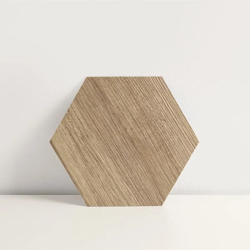 Kuusnurkse mustriga puidusüüga isekleepuvad põranda või seina plaadid