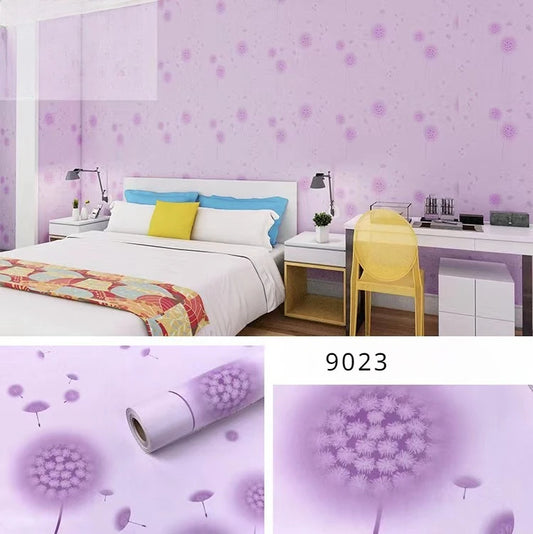 3D effect vinyl wallpaper with a floral-inspired pattern