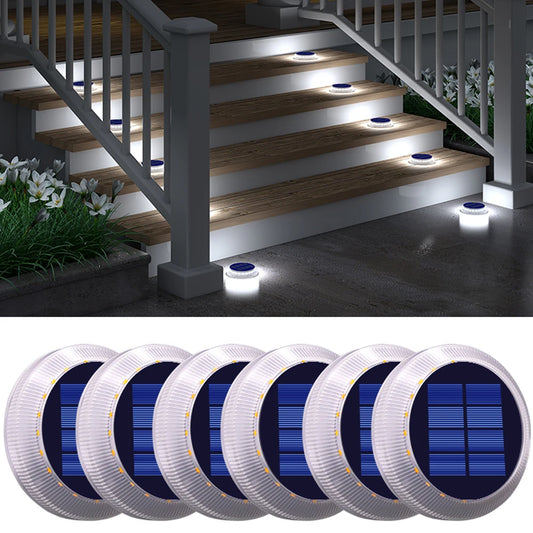 Solar powered Outdoor LED Garden Lights Auto On/Off Waterproof IP68