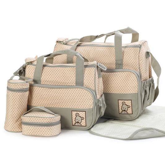 5pcs/set Baby Diaper Bag
