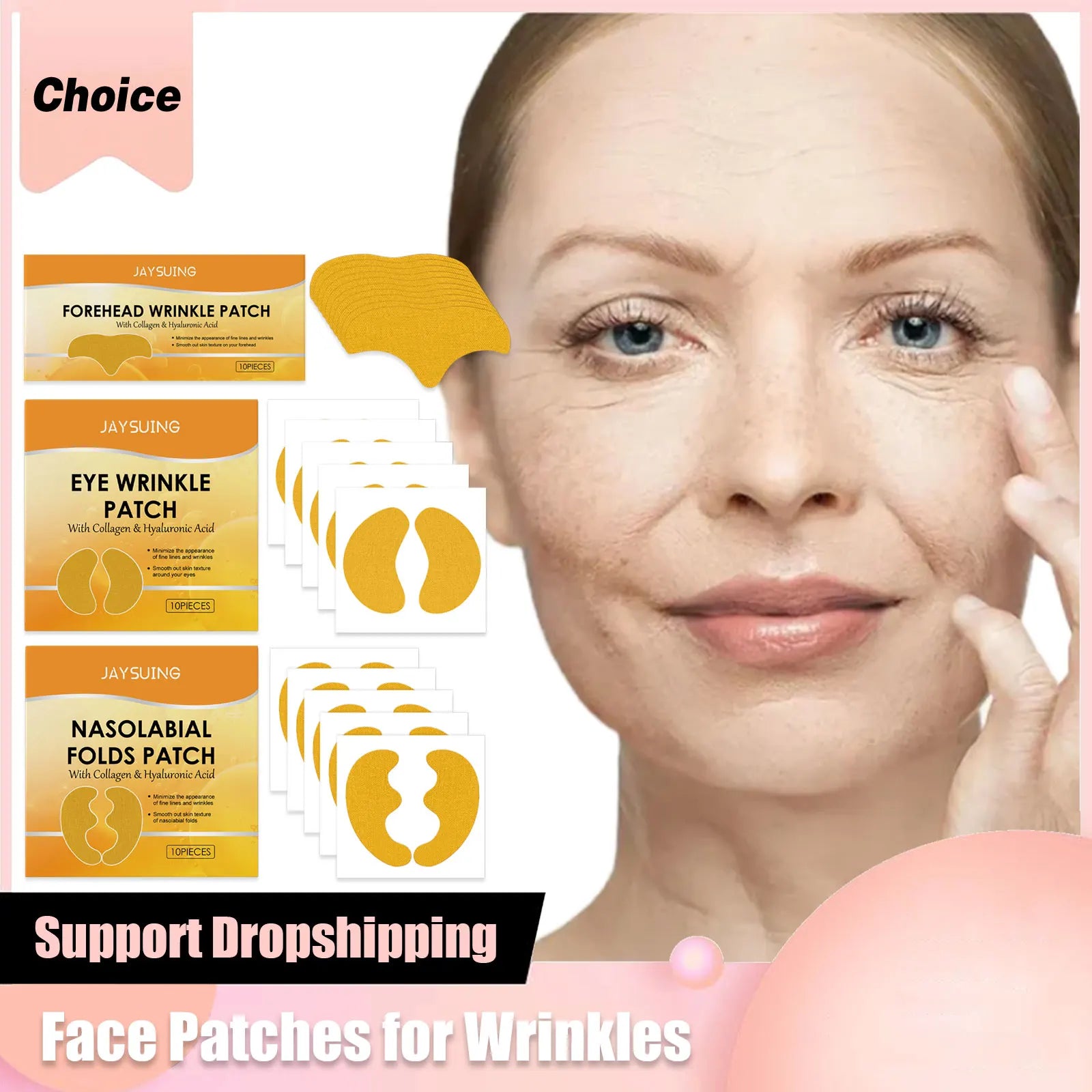Face Patches for Wrinkle Forehead
